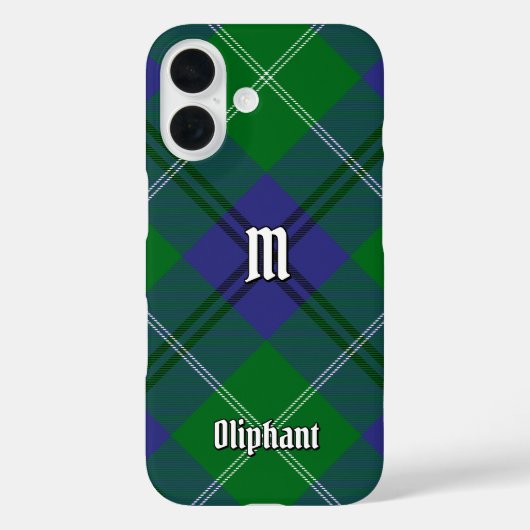 Clan Oliphant Tartan Case-Mate iPhone Case (Rückseite)