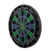 Clan Oliphant Tartan Dart Board Dartscheibe (Vorderseite rechts)