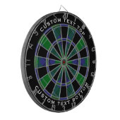 Clan Oliphant Tartan Dart Board Dartscheibe (Vorderseite Links)