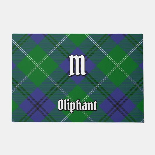 Clan Oliphant Tartan Doormat Fußmatte (Vorderseite)