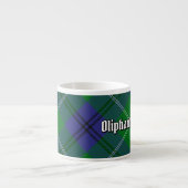 Clan Oliphant Tartan Espresso Cup Espressotasse (Vorderseite)