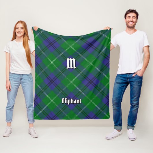 Clan Oliphant Tartan Fleece Blanket (Beispiel)