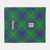 Clan Oliphant Tartan Fleece Blanket (Vorderseite (Horizontal))