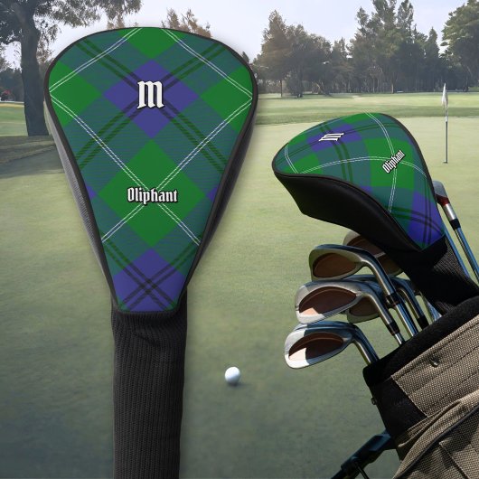 Clan Oliphant Tartan Golf Head Cover Headcover