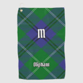 Clan Oliphant Tartan Golf Towel Golfhandtuch (Vorderseite)