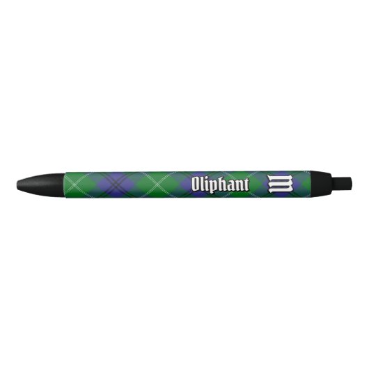 Clan Oliphant Tartan Ink Pen Kugelschreiber (Vorderseite)