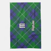 Clan Oliphant Tartan Küchentuch (Vertikal)