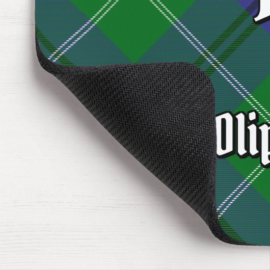 Clan Oliphant Tartan Mouse Pad Mousepad (Ecke)