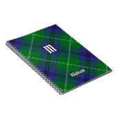 Clan Oliphant Tartan Notebook Notizblock (Rechte Seite)
