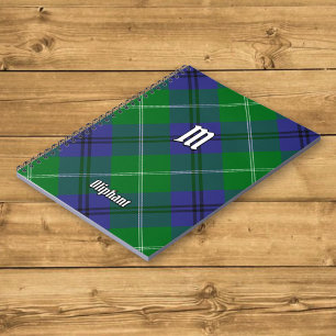 Clan Oliphant Tartan Notebook Notizblock