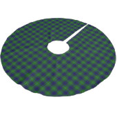 Clan Oliphant Tartan Polyester Weihnachtsbaumdecke (Schrägansicht)