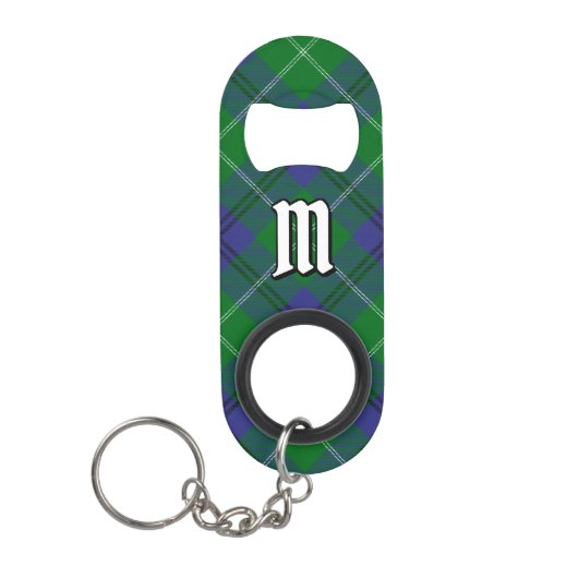 Clan Oliphant Tartan Schlüsselanhänger Bottle Open Mini Flaschenöffner (Vorderseite)