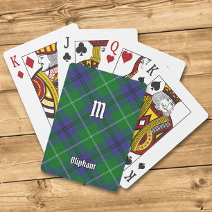 Clan Oliphant Tartan Spielkarten