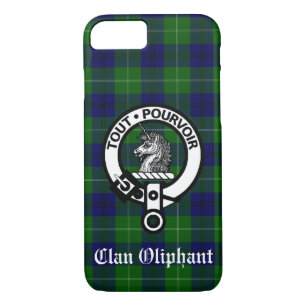 Clan Oliphant Wappen Abzeichen und Tartan Case-Mate iPhone Hülle