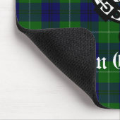 Clan Oliphant Wappen Abzeichen und Tartan Mousepad (Ecke)