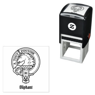 Clan Oliphant Wappen Selbstfärbende Briefmarke Permastempel
