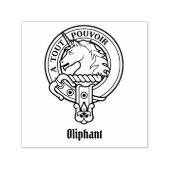 Clan Oliphant Wappen Selbstfärbende Briefmarke Permastempel (Design)