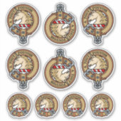 Clan Oliphant Wappen Sticker Set (Vorderseite)