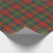 Clan Oliver Red Tartan Kariert Geschenkpapier (Ecke)