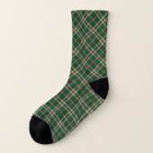 Clan O'Neill Tartan Green Irish Kariert Socken (Links - Außen)