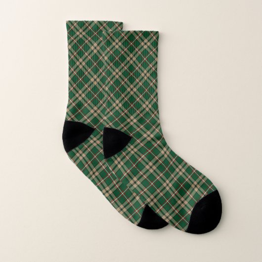 Clan O'Neill Tartan Green Irish Kariert Socken (Paar)