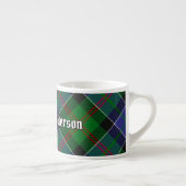 Clan Paterson Tartan Espressotasse (Rechts)