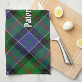 Clan Paterson Tartan Geschirrtuch (Viertel Falte)
