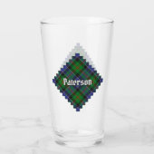 Clan Paterson Tartan Glas (Rückseite)