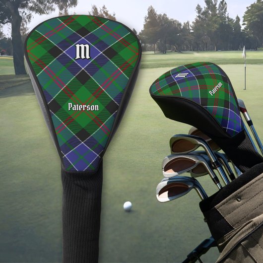 Clan Paterson Tartan Golf Headcover