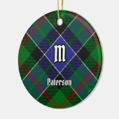Clan Paterson Tartan Keramik Ornament (Links)