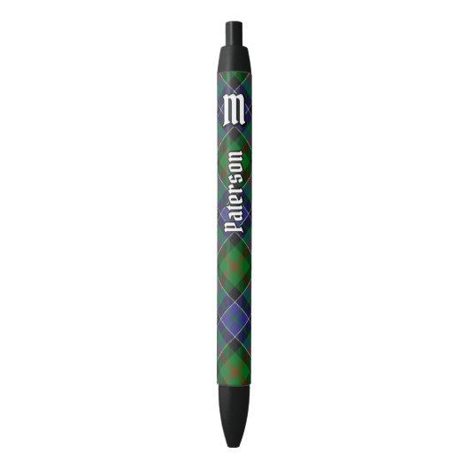 Clan Paterson Tartan Kugelschreiber (Vorderseite Vertikal)