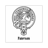 Clan Paterson Wappen Gummistempel (Prägung)