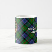 Clan Paterson Wappen über Tartan Kaffeetasse (Mittel)