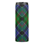Clan Paterson Wappen über Tartan Thermosbecher (Rückseite)