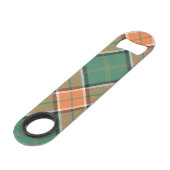 Clan Pollock Tartan Bar Key (Rückseite Schrägansicht)