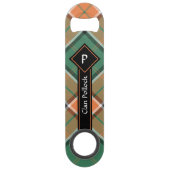 Clan Pollock Tartan Bar Key (Vorderseite)