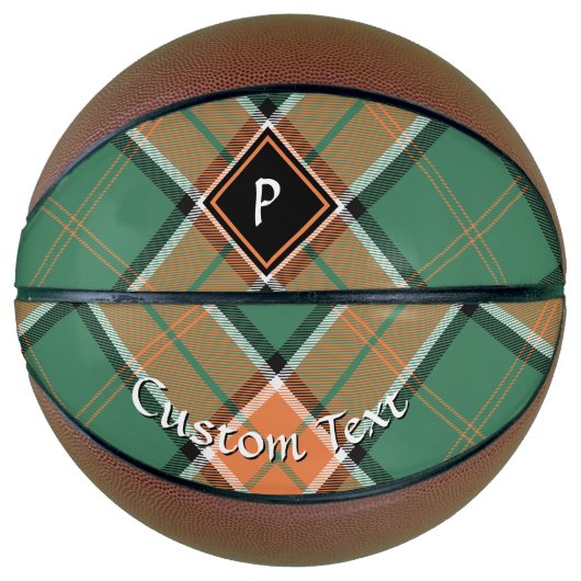 Clan Pollock Tartan Basketball (Vorderseite)