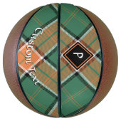 Clan Pollock Tartan Basketball (Vertikal)