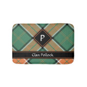 Clan Pollock Tartan Bath Mat Badematte (Vorderseite)