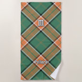 Clan Pollock Tartan Beach Towel Strandtuch (Vorderseite)