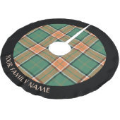 Clan Pollock Tartan Brushed Polyester Tree Skirt Polyester Weihnachtsbaumdecke (Schrägansicht)
