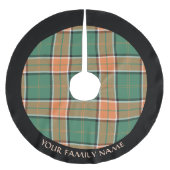 Clan Pollock Tartan Brushed Polyester Tree Skirt Weihnachtsbaumdecke (Vorderseite)