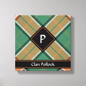 Clan Pollock Tartan Canvas Print Leinwanddruck (Vorderseite)