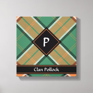 Clan Pollock Tartan Canvas Print Leinwanddruck