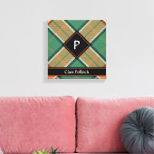 Clan Pollock Tartan Canvas Print Leinwanddruck (Insitu (Wohnzimmer))