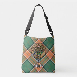 Clan Pollock Tartan Crossbody Bag Tragetaschen Mit Langen Trägern