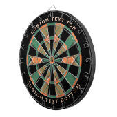 Clan Pollock Tartan Dart Board Dartscheibe (Vorderseite rechts)