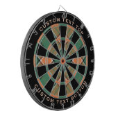 Clan Pollock Tartan Dart Board Dartscheibe (Vorderseite Links)