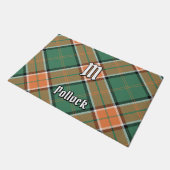 Clan Pollock Tartan Doormat Fußmatte (Schrägansicht)