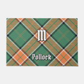 Clan Pollock Tartan Doormat Fußmatte (Vorderseite)